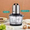 winning star Cross-border 2L304 Blade Meat mincing and garlic mincing multi-functional electric meat grinder and food processor Application Scenario